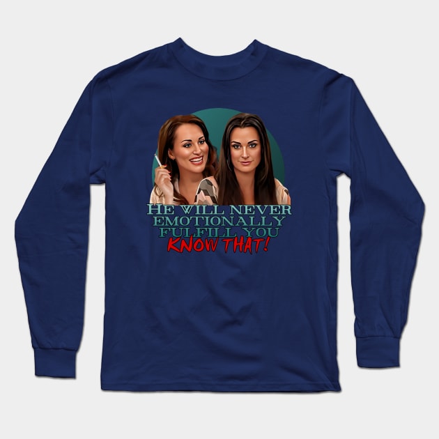 Real Housewives - Kyle Richards Long Sleeve T-Shirt by Zbornak Designs